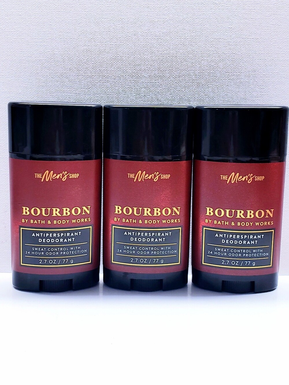 Bath & Body Works Men's Collection BOURBON aqntiperspirant deodorant, 2.7 oz (3)